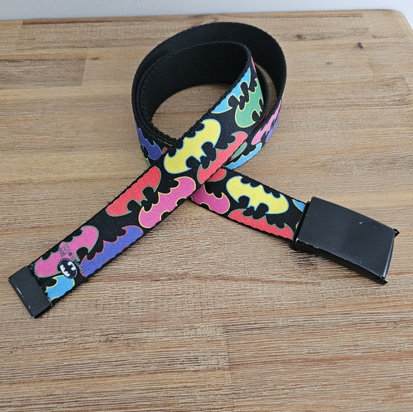 DC COMICS BATMAN Lot of 2 Men's Adjustable Belts - Picture 5 of 6